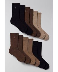 Polo Ralph Lauren - Casual Crew Sock 6-Pack - Lyst