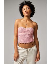 Out From Under - Aaliyah Textured Sweetheart Bandeau Top - Lyst