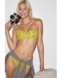 Out From Under - Jenni Floral Flocked Underwire Bra - Lyst