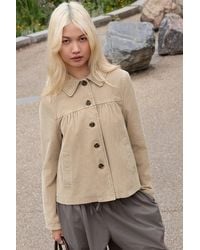 BDG - Corduroy Pea Coat Jacket - Lyst