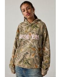 Urban Outfitters - Ride 'Em Graphic Print Oversized Hoodie Sweatshirt - Lyst