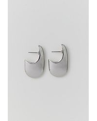 Urban Outfitters - Chunky Oblong Hoop Earring - Lyst