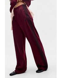 adidas Originals - Adidas Burgundy Firebird Loose Track Pants Xs At Urban Outfitters - Lyst