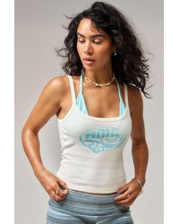 Roxy - Uo Exclusive Double Layer Cami - Lyst