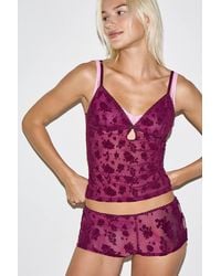 Out From Under - Flocked Boyshort Knickers - Lyst