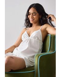 Out From Under - Laundered Cotton Cami Top - Lyst