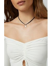 Urban Outfitters - Delicate Hammered Wrap Choker Necklace - Lyst