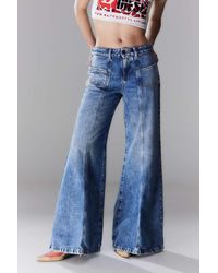 DIESEL - Mid-wash Bootcut & Flare Jeans D-akii Jeans - Lyst