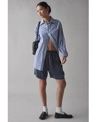 BDG - Aura Satin Baggy Longline Short - Lyst
