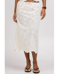 Onia - Drawstring Midi Skirt - Lyst