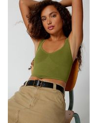Out From Under - Camilla Seamless Bustier Cropped Tank Top - Lyst