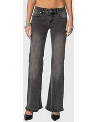 Edikted - Colton Boot Cut Low Rise Jeans - Lyst