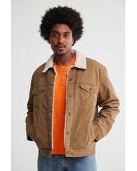 levis lined canvas trucker jacket