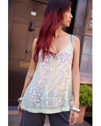 Kimchi Blue - Siren Sheer Tank Top - Lyst