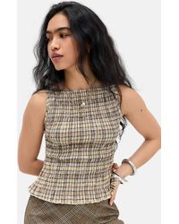 Daisy Street - Uo Exclusive Shirred Top - Lyst