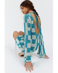 Honor The Gift - Crochet Mini Dress - Lyst