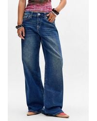TRUE RELIGION - Bobby Mid Rise Baggy Jeans - Lyst