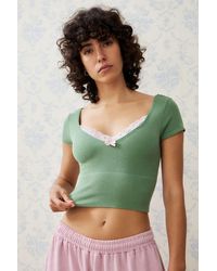 Urban Outfitters - Uo Shade Sweetheart Top - Lyst