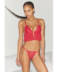 Out From Under - Christy Butterfly Kisses Cropped Babydoll Bralette - Lyst