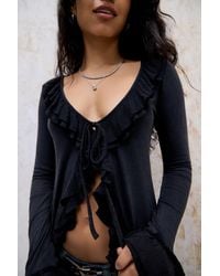 Kimchi Blue - Elsa Washed Waterfall Top - Lyst