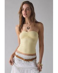BDG - Carla Sweetheart Neckline Ribbed Knit Tube Top - Lyst