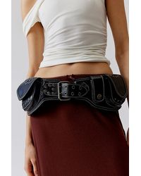 Urban Outfitters - Sadie Leather Pocket Belt - Lyst