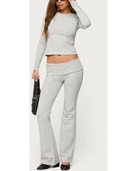 Edikted - Kaeli Stripey Flared Leggings Pant - Lyst