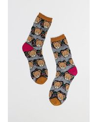 Sock Candy - Teddy Bear Ruffle Sheer Sock - Lyst