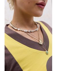 Silence + Noise - Silence + Noise Natural Chipping Choker Necklace - Lyst