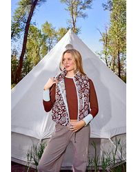 Midnight Lunch - Paisley Montana Vest Jacket - Lyst