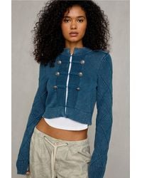 BDG - Cadet Cable Knit Jacket - Lyst