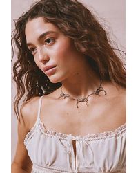 Urban Outfitters - Luce Bow Necklace - Lyst