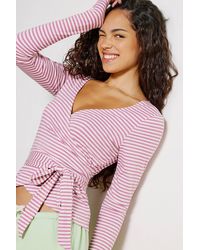 Out From Under - Bec Ballet Wrap Top - Lyst