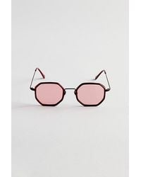 Urban Outfitters - Wells Combo Hex Sunglasses - Lyst