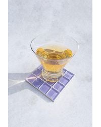 Subtle Studios - Solid Glass Tile Coaster - Lyst