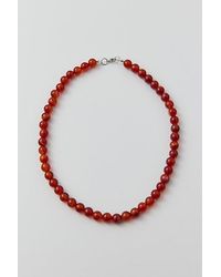 Urban Outfitters - Genuine Stone Beaded Necklace - Lyst
