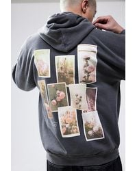 Urban Outfitters - Uo Floral Photographs Hoodie Sweatshirt - Lyst