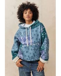 BDG - Keaton Oversized Fleece Lined Hoodie Sweatshirt - Lyst