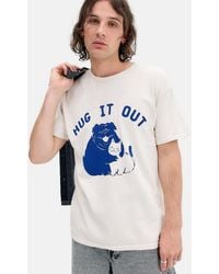 Urban Outfitters - Uo Ecru Hug It Out T-shirt - Lyst