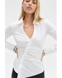 Silence + Noise - Silence + Noise Leila Asymmetric Shirt - Lyst