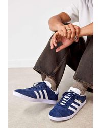 adidas Denim Jeans Trainers Navy in 