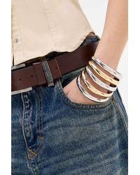 Urban Outfitters - Uo Mixed Metal Bangle Pack At - Lyst