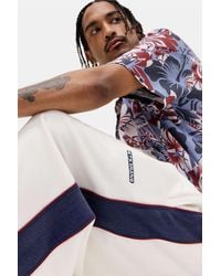 iets frans... - Ecru & Navy Harri Panel Joggers - Lyst