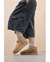 UGG - Sand Classic Ultra-mini Boots - Lyst
