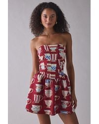 Kimchi Blue - Sugar Plum Strapless Corset Mini Dress - Lyst