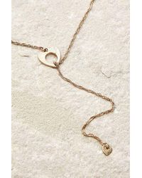 Silence + Noise - Silence + Noise Y2k Heart Lariat Necklace - Lyst