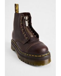 Dr. Martens - Dark Brown Sinclair 8-eye Boots - Lyst