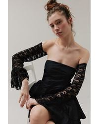 Urban Outfitters - Lace Cropped Shrug Cardigan - Lyst
