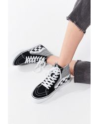 vans old skool sk8 hi checkerboard vans old skool sk8 hi checkerboard