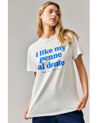 Urban Outfitters - Uo Al Dente Pasta Boyfriend T-shirt - Lyst